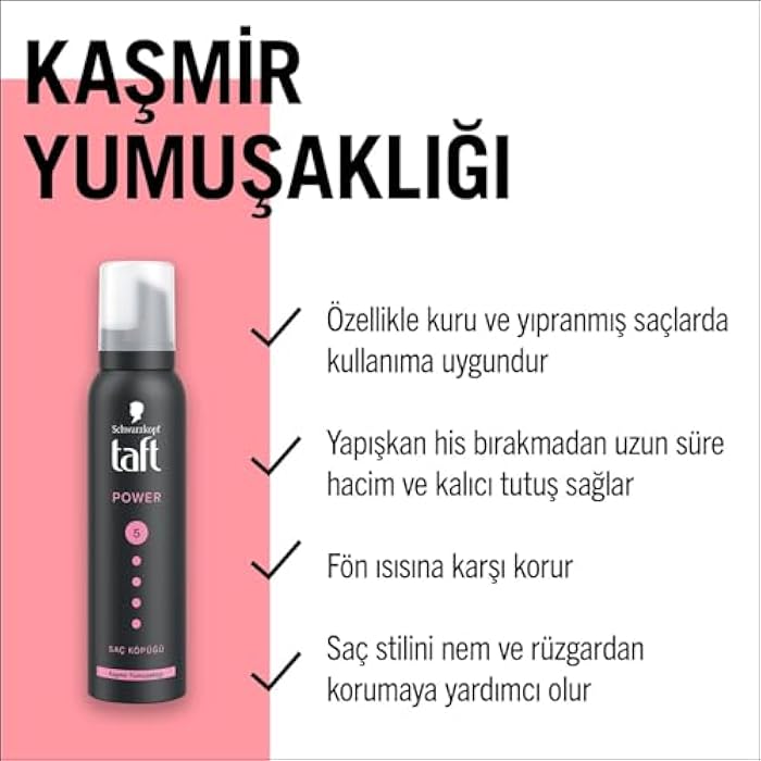 TAFT Power Cashmere Foam 150ml 1 Pack (1 x 1 Piece) - Image 3